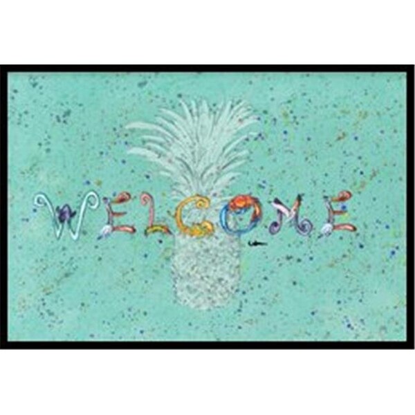 Carolines Treasures 8561-JMAT Pineapple Indoor Or Outdoor Doormat; 24 x 36 in. 8561-JMAT - main